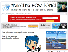 Tablet Screenshot of marketinghowto.net